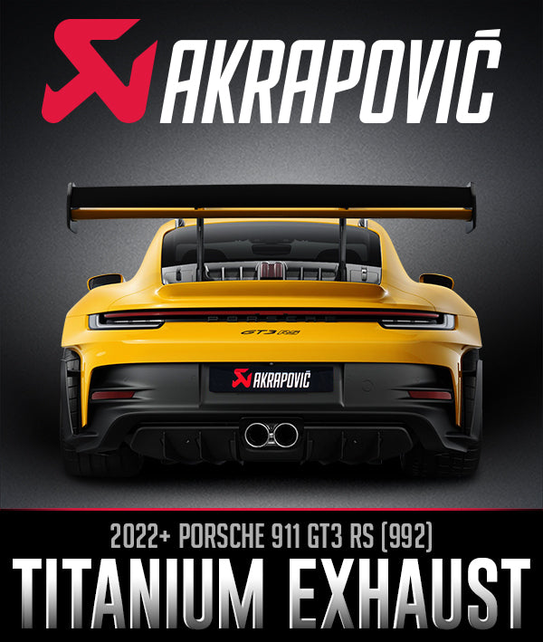 Akrapovič Slip-On Race Line Titanium Exhaust System: 2022+ Porsche 911 GT3 RS(992)