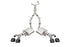 Corsa Xtreme Valved Catback Cadillac CT4-V Blackwing