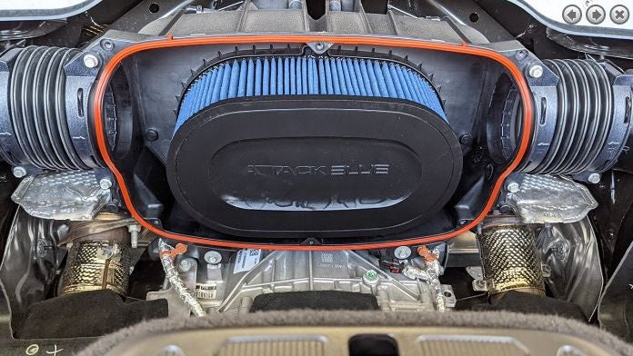 Attack Blue Dry NanoFiber Filter C8 Corvette (2020+)