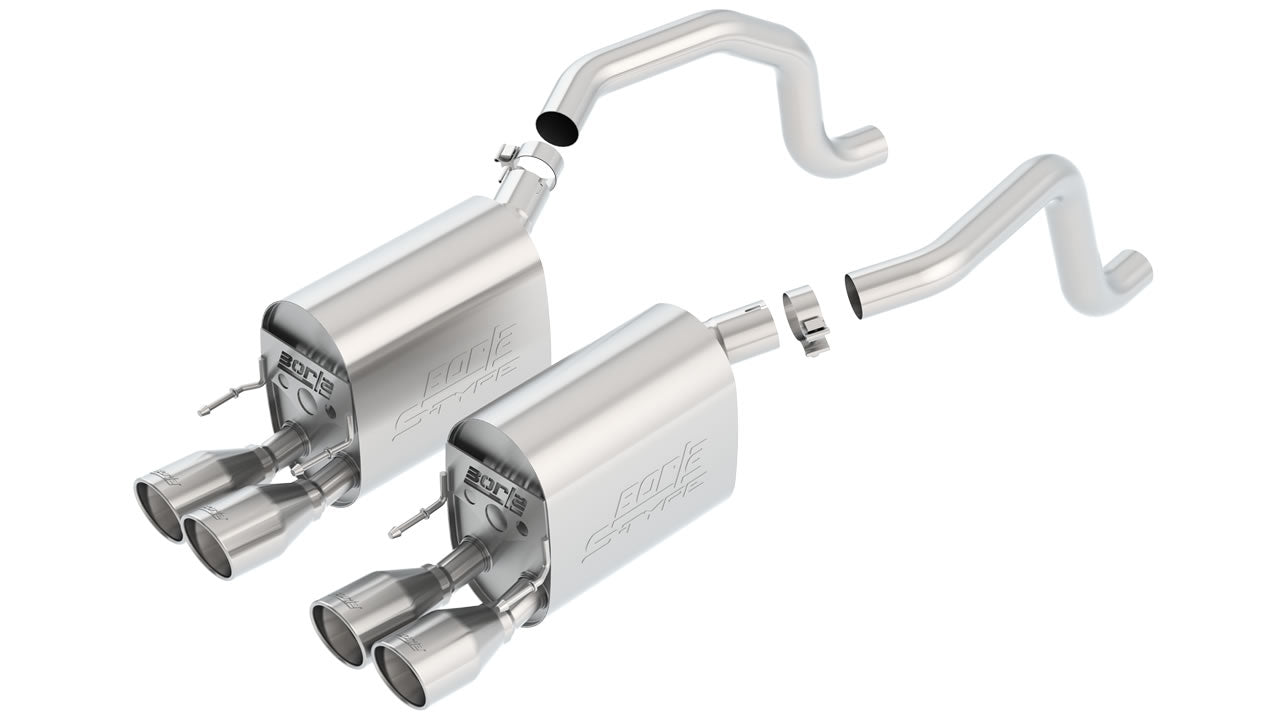 Borla S-Type II Axle Back Exhaust C6 Corvette (2009-2013)