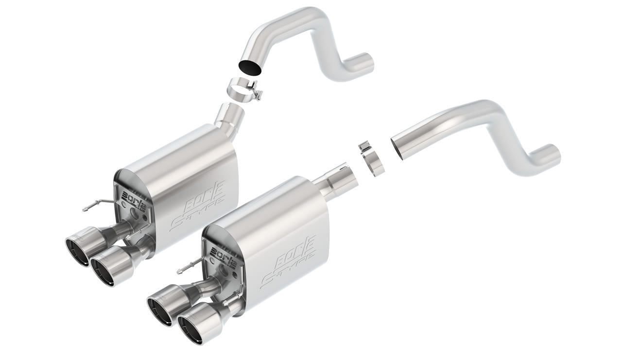 Borla S-Type II Axle Back Exhaust C6 Corvette Z06 / ZR1 (2006-2013)