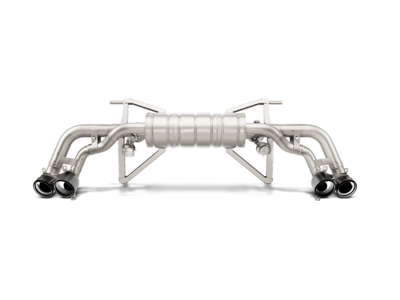 Akrapovic Titanium Slip-On Line Exhaust w/ Carbon Tips Lamborghini Huracan