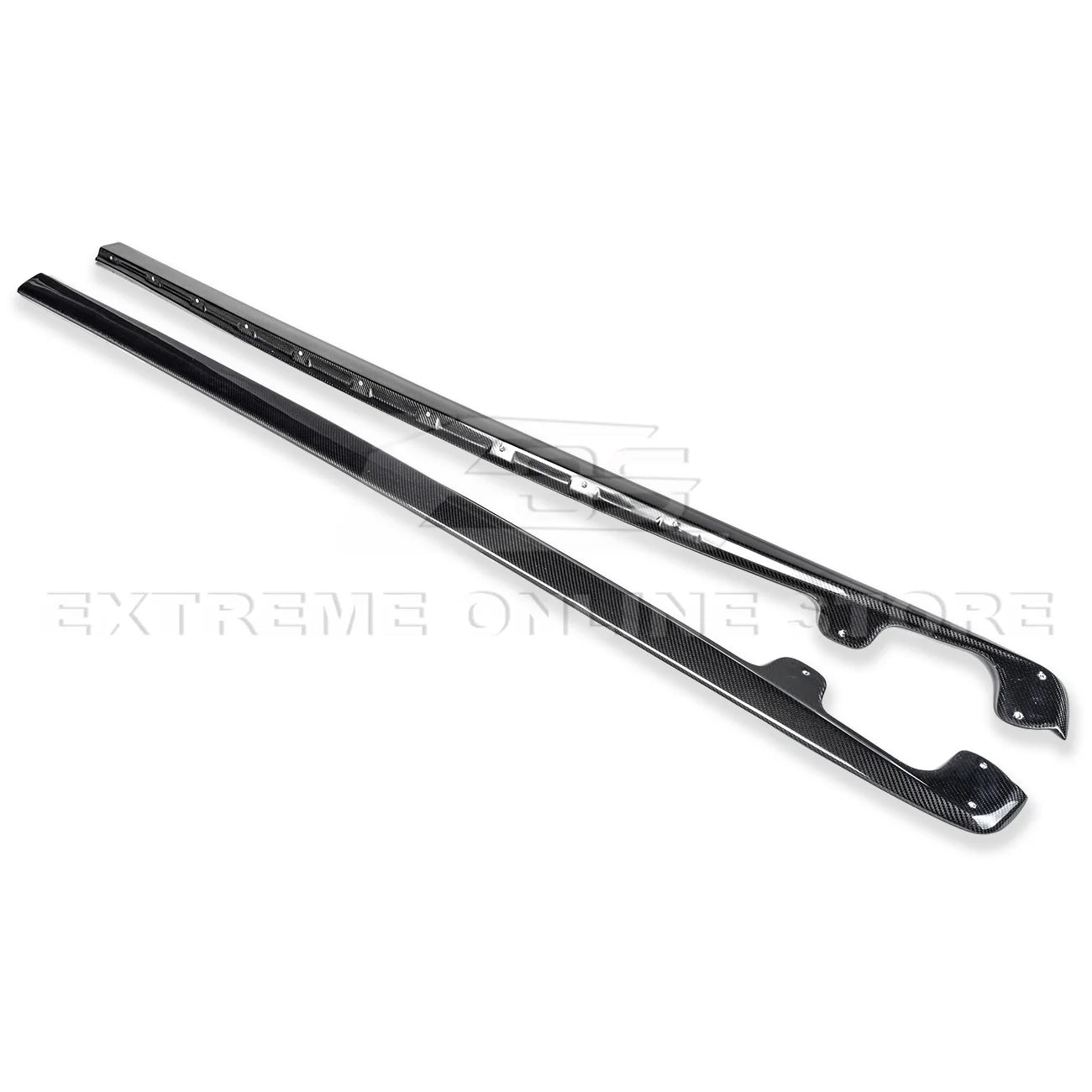 Extreme Online Store Carbon Fiber Front Lip & Side Skirts Package C6 Corvette (2005-2013)