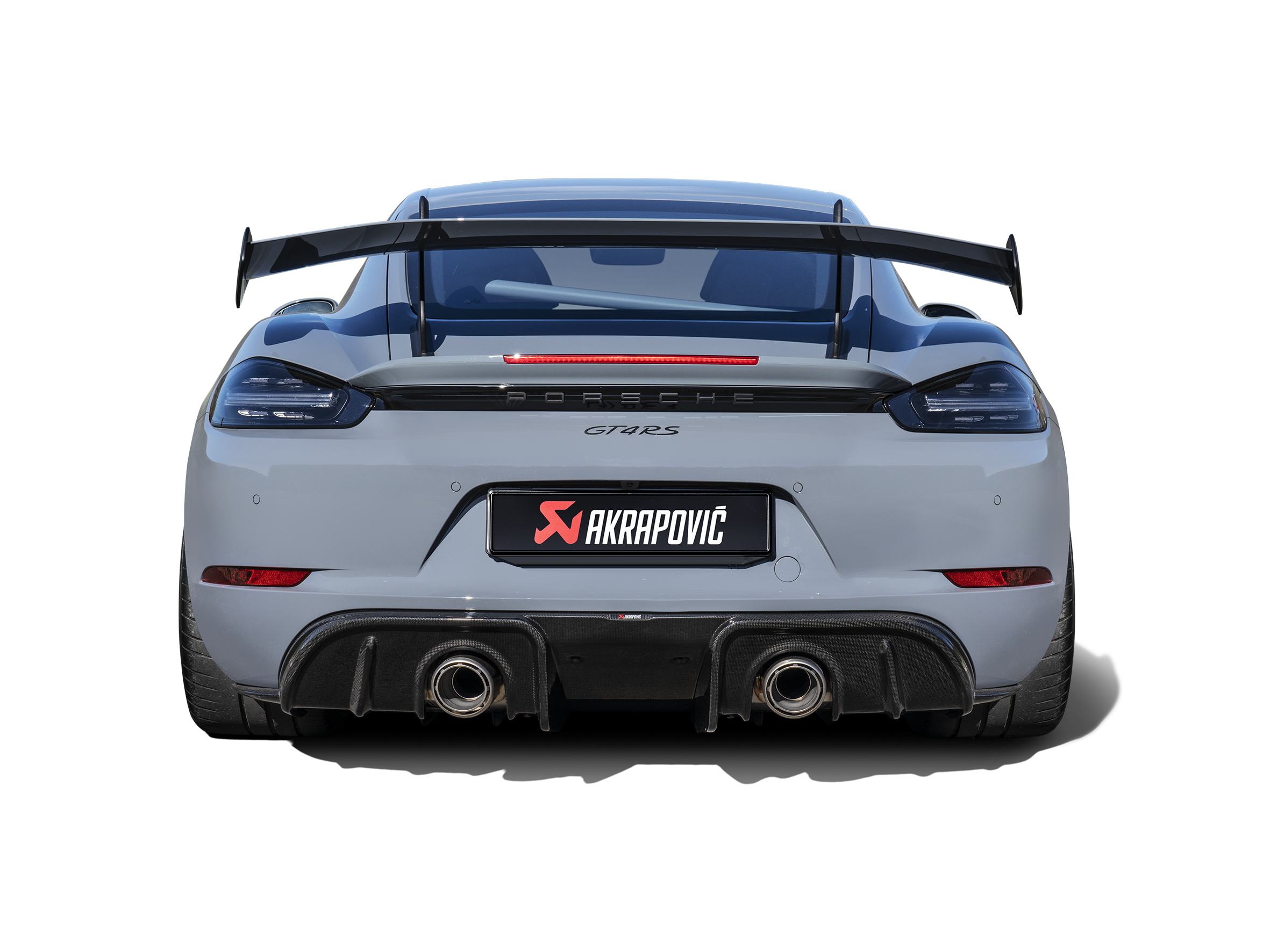 Akrapovic Titanium Slip-On Race Line Exhaust Porsche 718 Spyder RS / GT4 RS (2022+)
