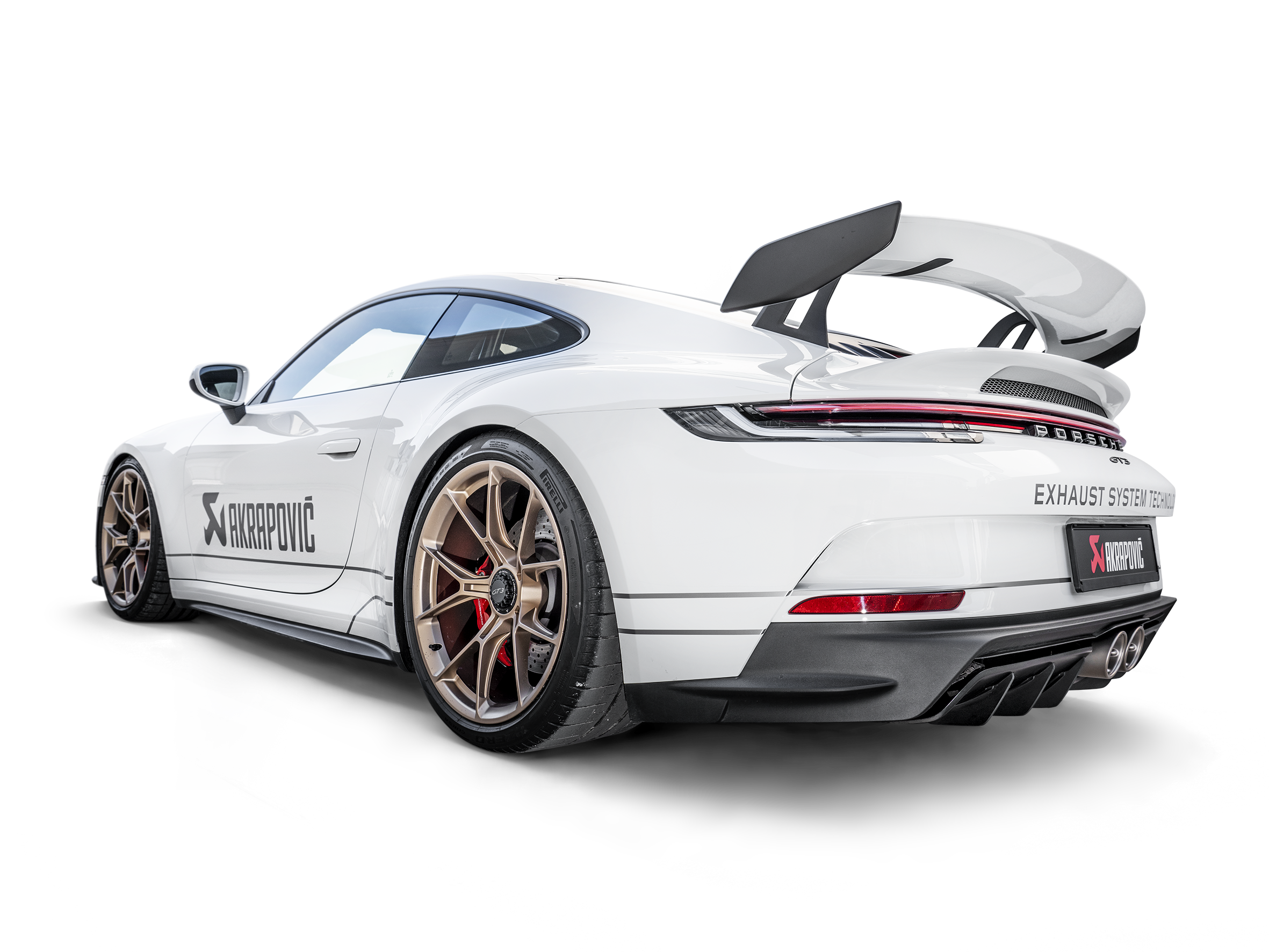 Akrapovic Titanium Evolution Header Set Porsche 992 GT3 (2021+)