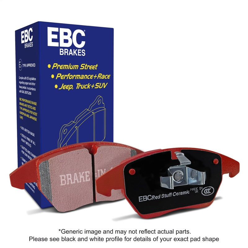 EBC Redsutff Front Brake Pads Porsche 997 Turbo / GT3