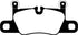 EBC Yellowstuff Rear Brake Pads Porsche 992 Carrera (2017-2023)