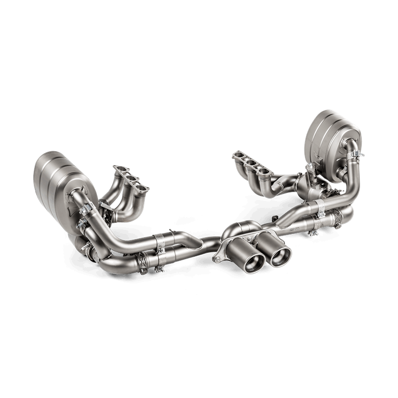 Akrapovic Evolution Header Set w/Slip-On Race Line Exhaust Porsche 991 GT3
