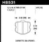 Hawk DTC-60 Race Front Brake Pads C6 Corvette Grand Sport / Z06 (2006-2013)