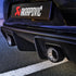 Akrapovic Black Coated Titanium Tail Pipe Set Porsche 718 GT4 / Spyder / GTS 4.0L