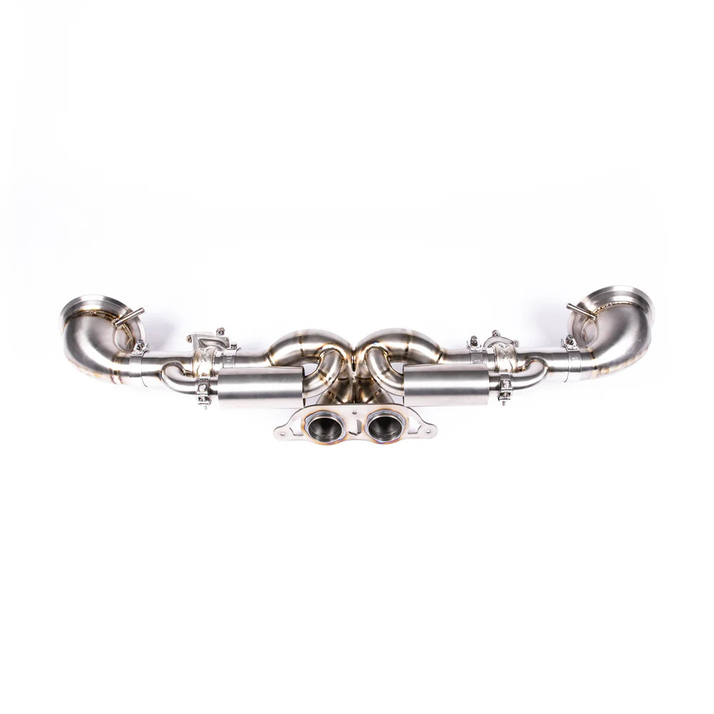 JCR Titanium Valved Race Pipe Porsche 992 GT3 RS