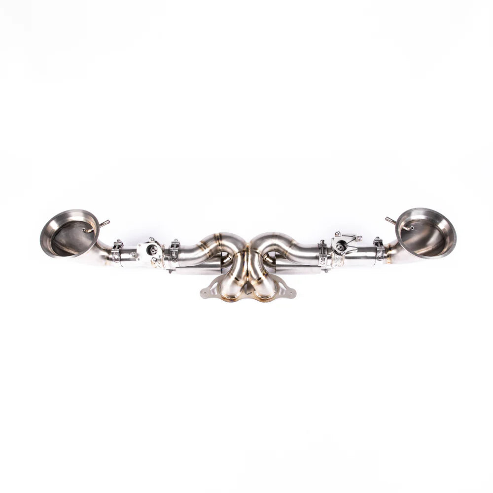 JCR Titanium Valved Race Pipe Porsche 992 GT3 RS