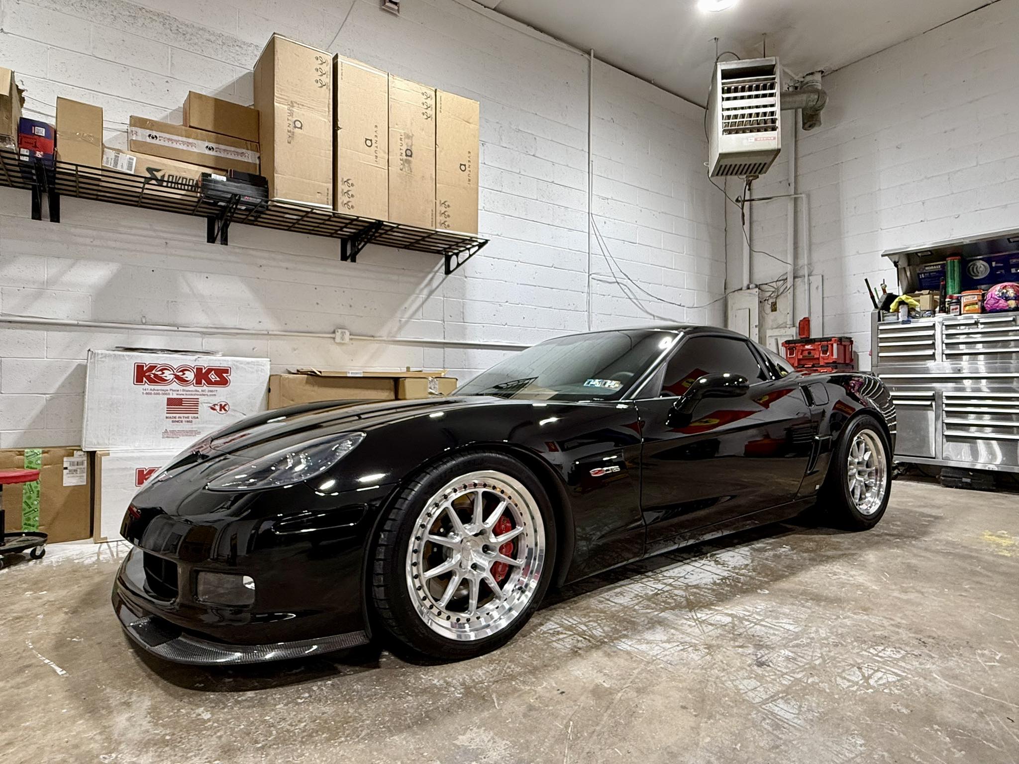 Extreme Online Store Carbon Fiber Front Lip C6 Corvette Grand Sport / Z06 / ZR1 (2006-2013)