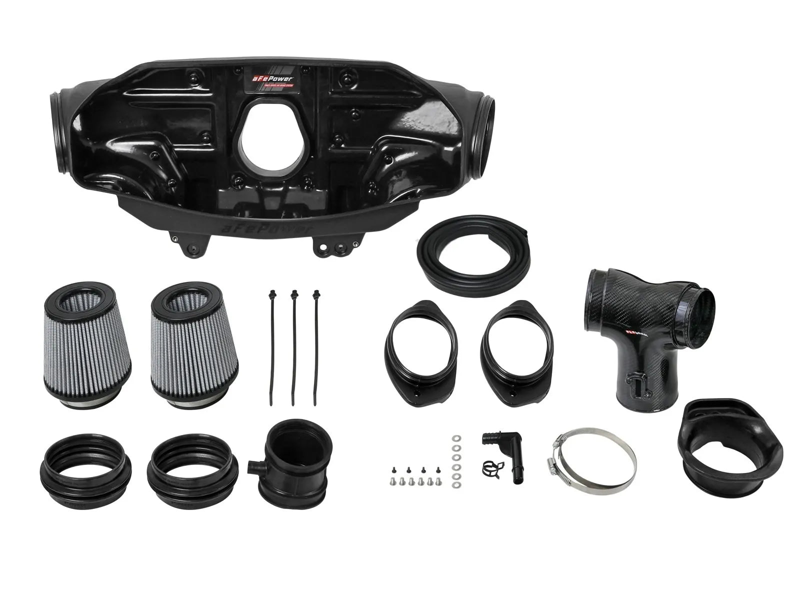 aFe Track Series Carbon Fiber Cold Air Intake System w/Pro DRY S Filters C8 Corvette (2020+)