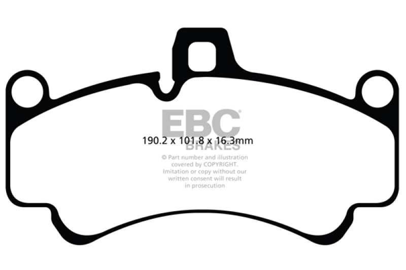 EBC Redsutff Front Brake Pads Porsche 997 Turbo / GT3