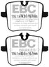 EBC Redstuff Rear Brake Pads BMW F90 M5