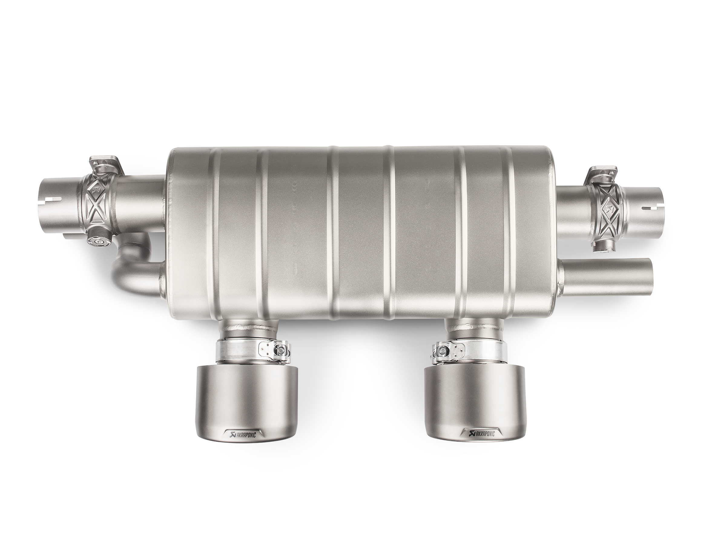 Akrapovic Slip-On Line (Titanium) w/ Titanium Tips Porsche 991.2 Carrera (2017-2019)