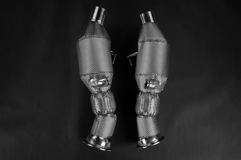 Capristo Sport Cat Downpipes Ferrari 296