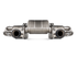 Akrapovic Titanium Slip-On Race Line Exhaust Porsche 718 GT4 / Spyder / GTS 4.0L