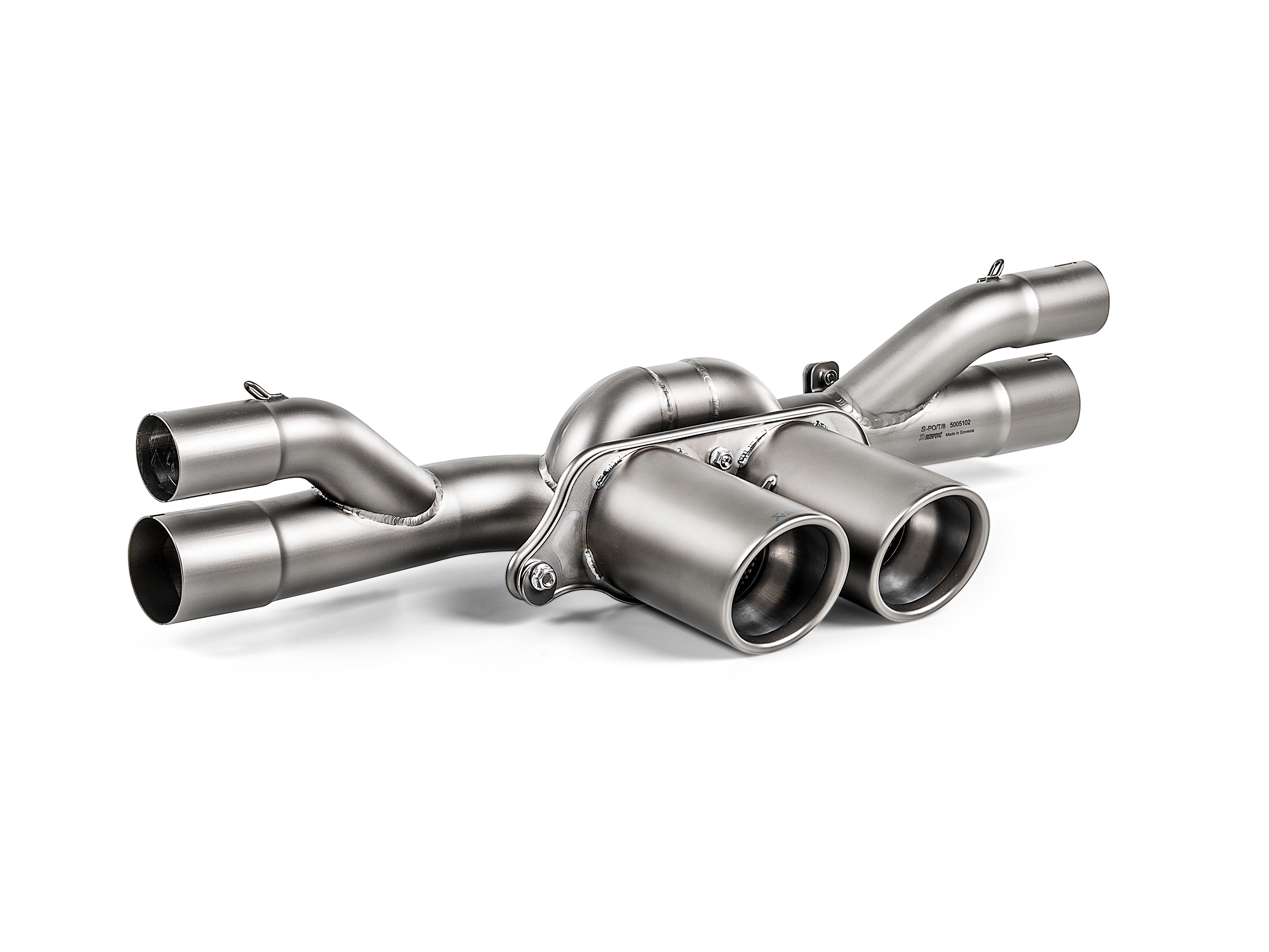 Akrapovic Titanium Slip-On Race Line Exhaust Porsche 991.2 GT3 (2017-2019)