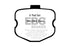 EBC Redstuff Rear Brake Pads C6 Corvette Z06 (2006-2013)