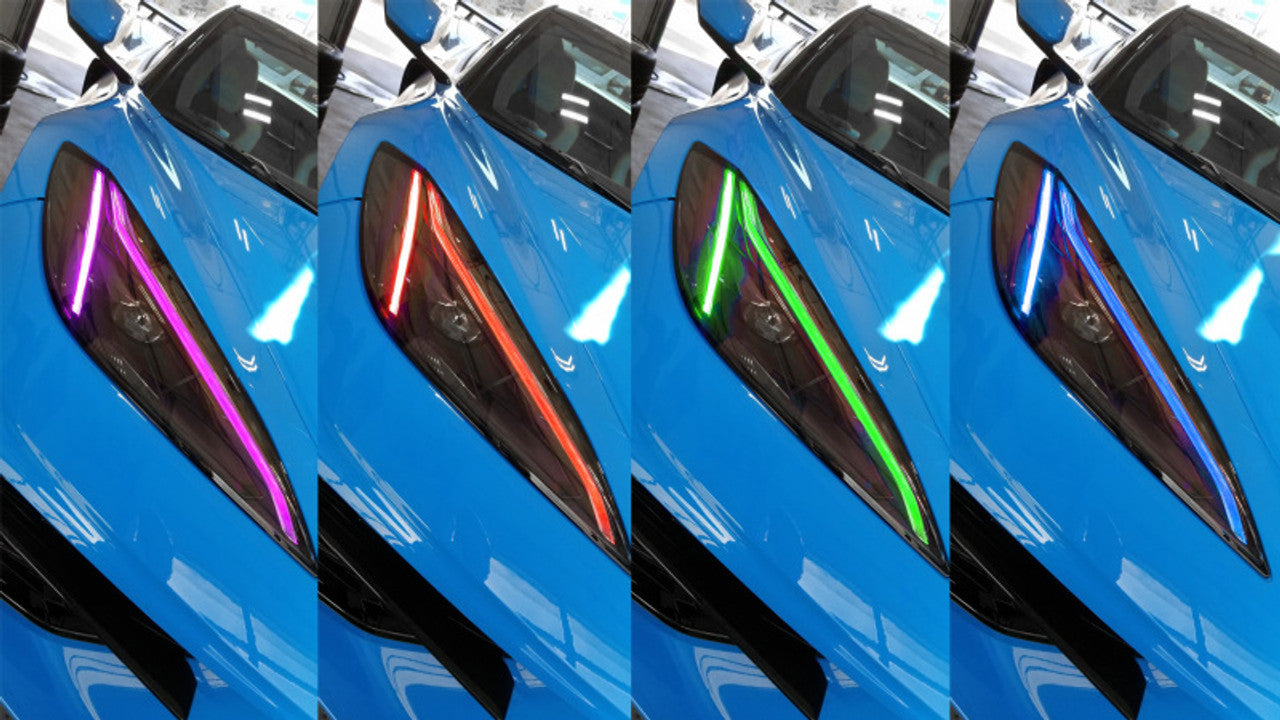 ORACLE RGB+A Headlight DRL Kit - ColorSHIFT w/ BC1 Controller C8 Corvette (2020+)