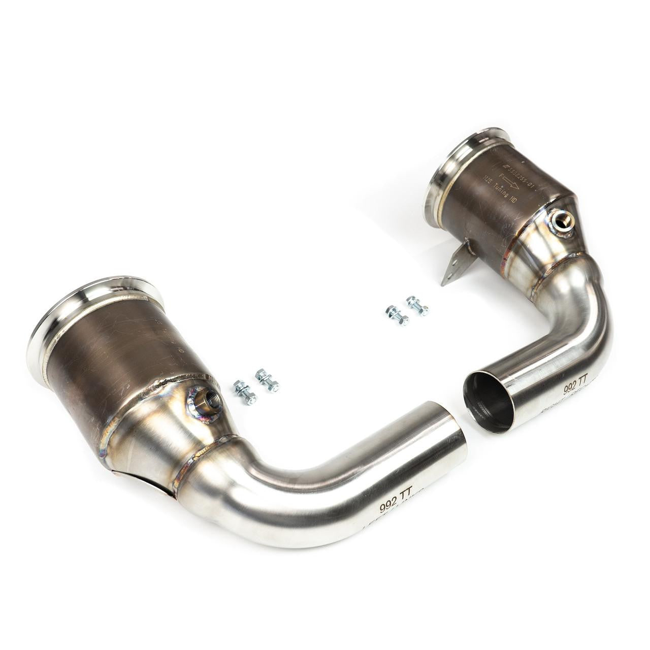 Fabspeed Sport Catalytic Converters Porsche 992 Turbo / Turbo S (2021+)