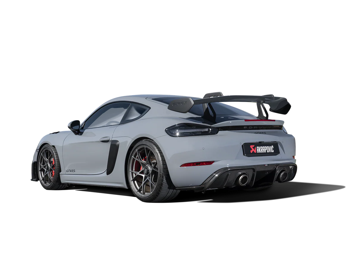 Akrapovic Matte Carbon Fiber Rear Diffuser Porsche 718 GT4 RS / Spyder RS