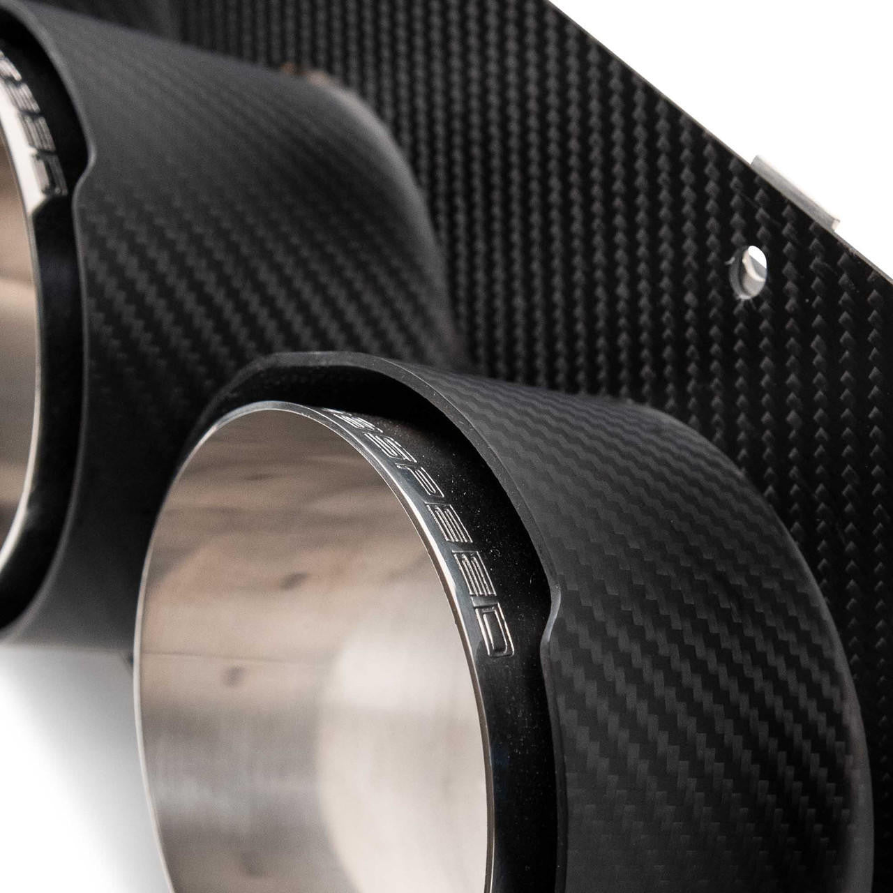 Fabspeed Carbon Fiber Quad Tips Corvette C8 Z06/ZR1 (2023+)