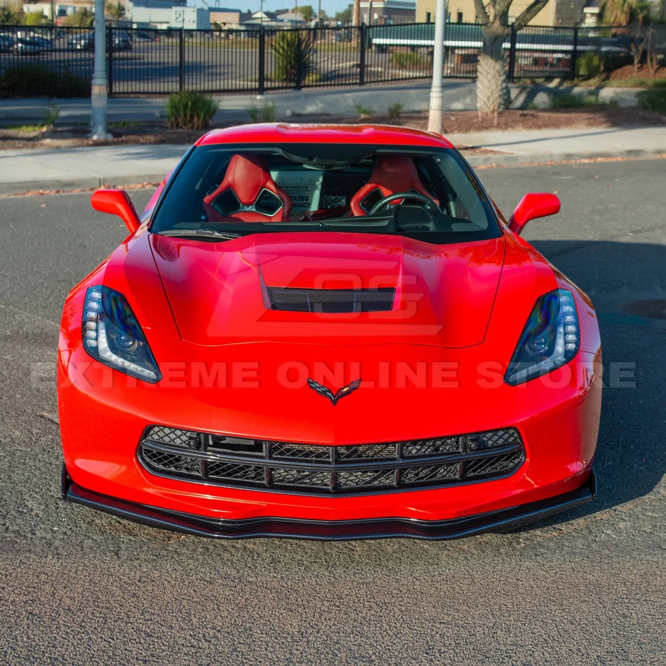 Extreme Online Store Stage 2 Front Splitter w/Side End Caps C7 Corvette (2014-2019)
