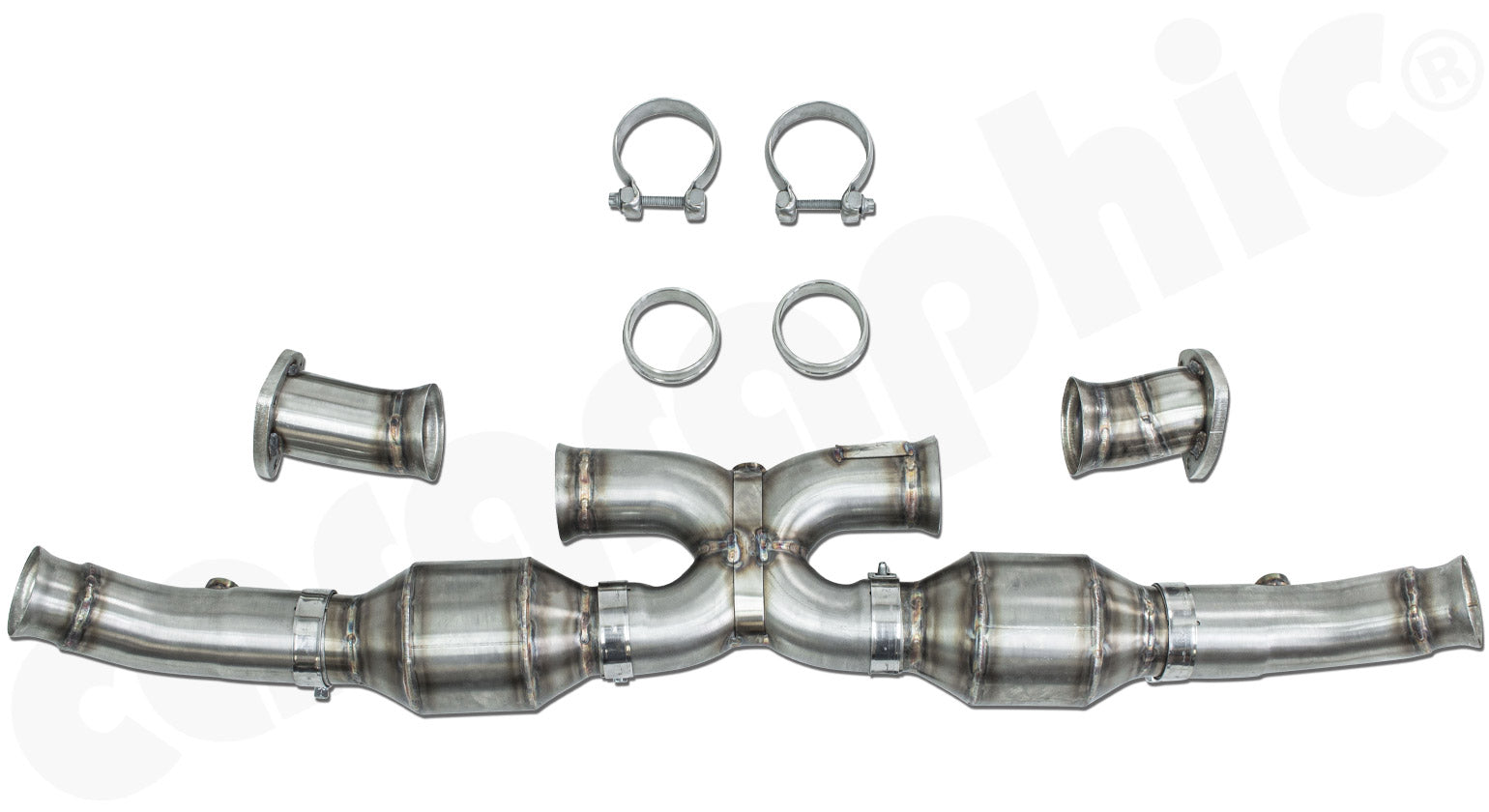 Cargraphic Sport Catalytic Converter X Set Porsche 993 Carrera