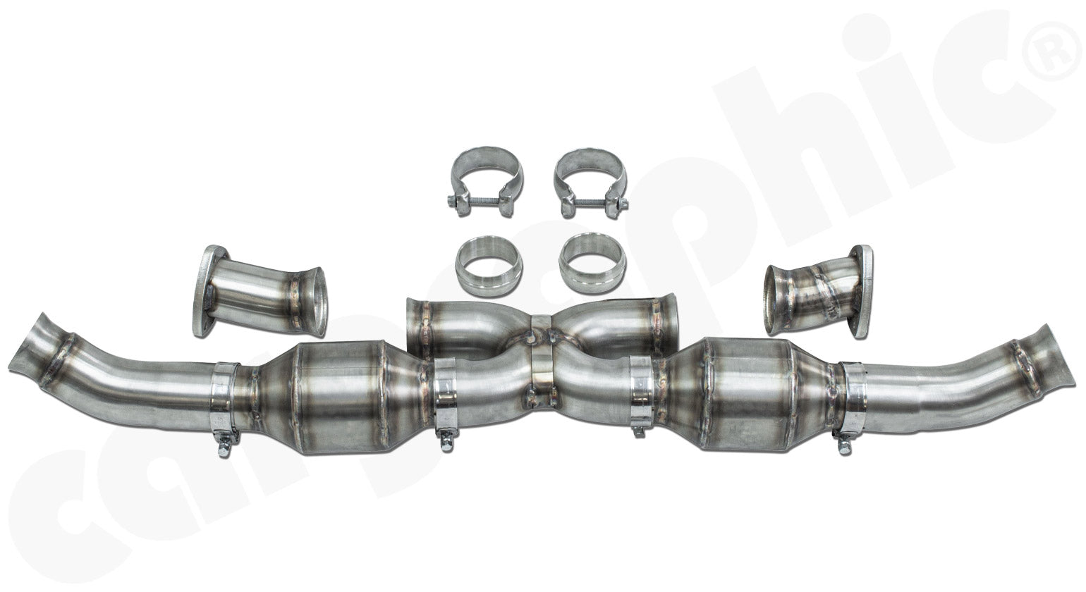 Cargraphic Sport Catalytic Converter X Set Porsche 993 Carrera