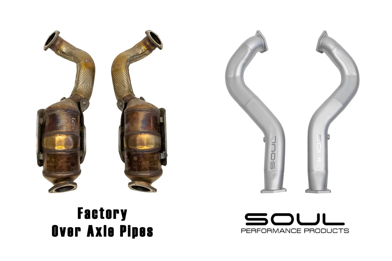 SOUL Competition Over Axle Pipes Porsche 718 GT4 RS / Spyder RS (2022+)