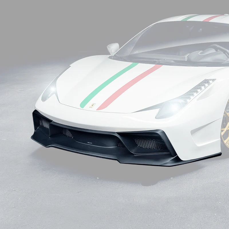 Vorsteiner Ferrari 458 Italia VX Carbon Fiber Front Bumper w/ Front Spoiler