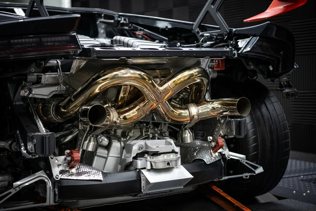Capristo Valved X-Pipe Exhaust Lamborghini Huracan EVO / STO / Tecnica