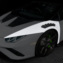 Load image into Gallery viewer, Vorsteiner Lamborghini Huracan Novara Edizione Aero Front Fenders w/Integrated Vents and Splash Shields (2x2 Gloss Carbon)