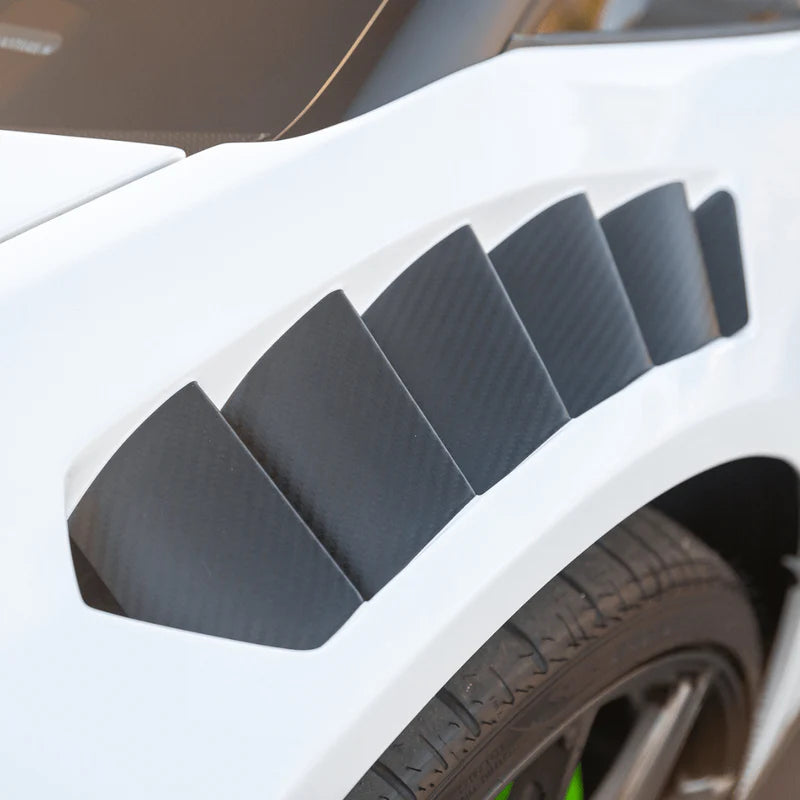 Vorsteiner Lamborghini Huracan Novara Edizione Aero Front Fenders w/Integrated Vents and Splash Shields (2x2 Gloss Carbon)