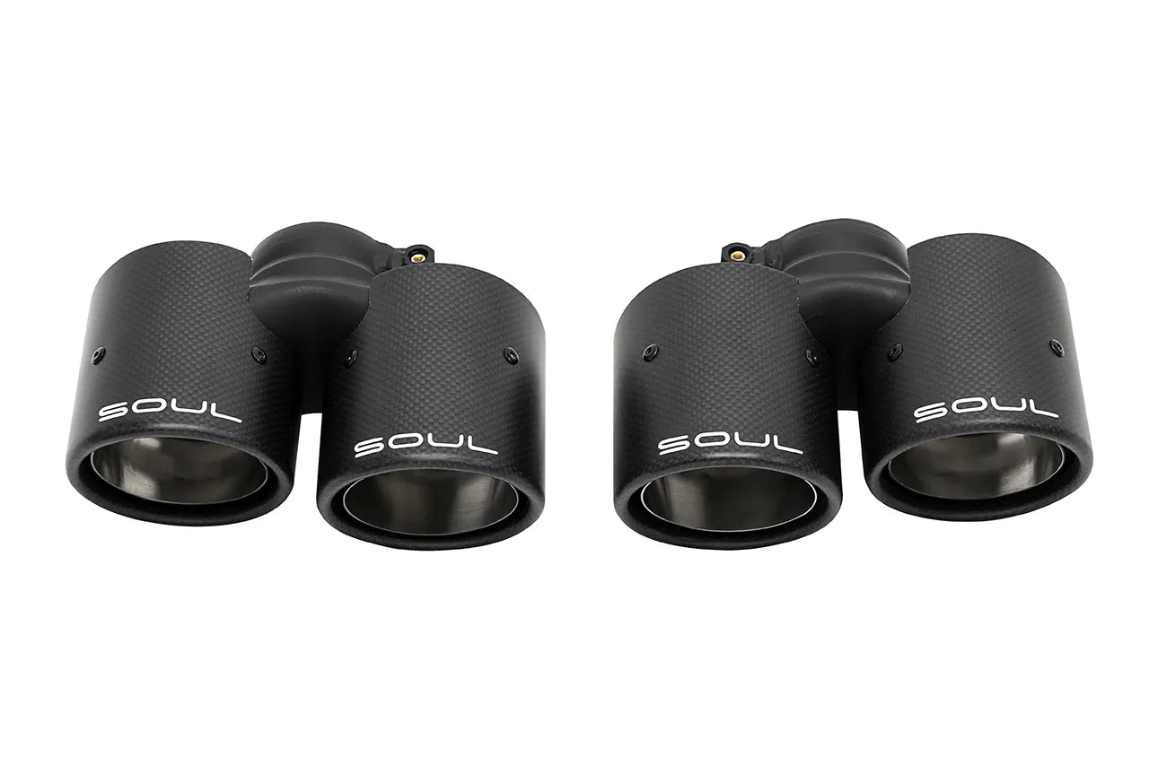 SOUL Bolt On Exhaust Tips Porsche 997.1 Carrera (2005-2008)
