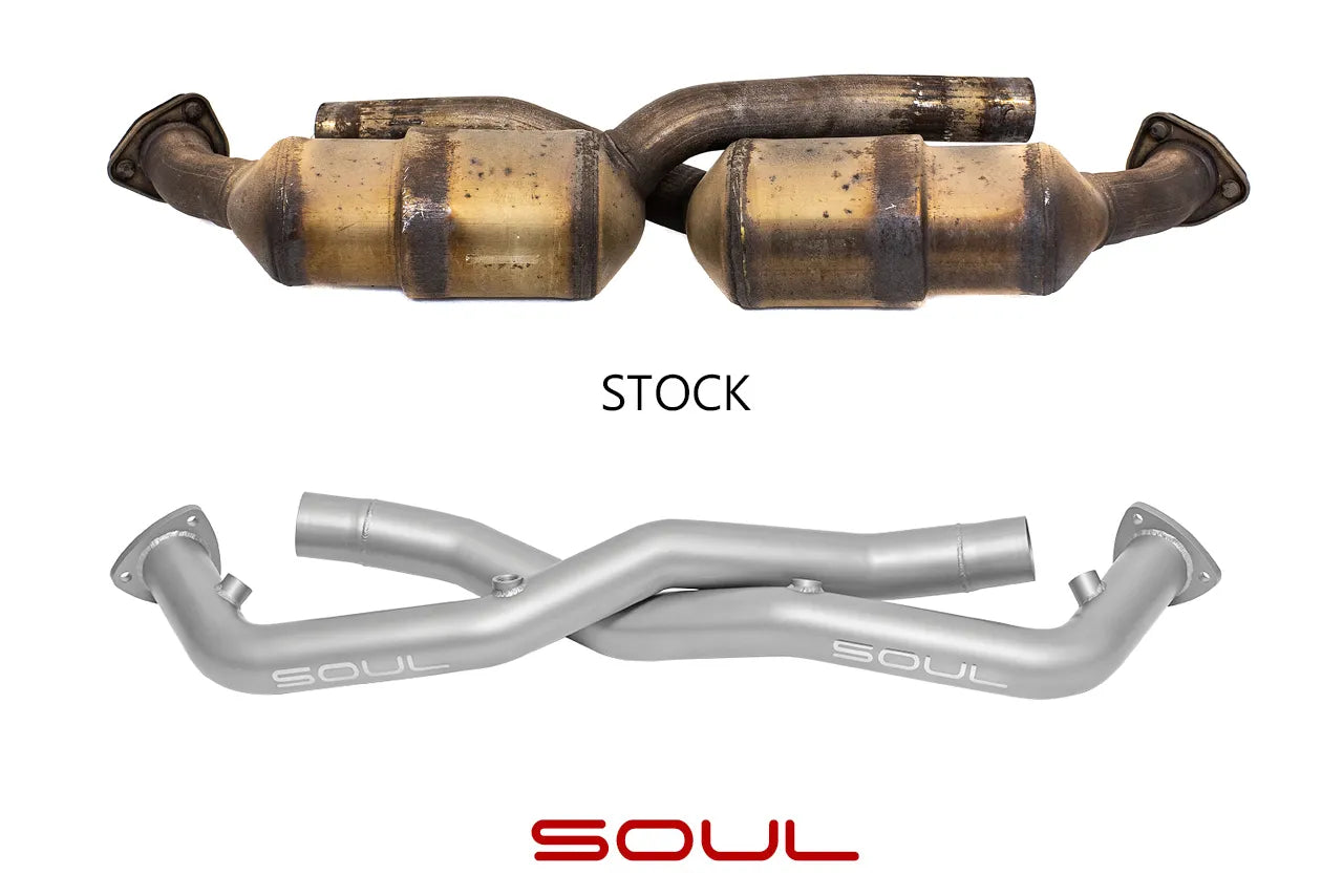 SOUL Catbypass Pipes Porsche 997.1 Carrera (2005-2008)