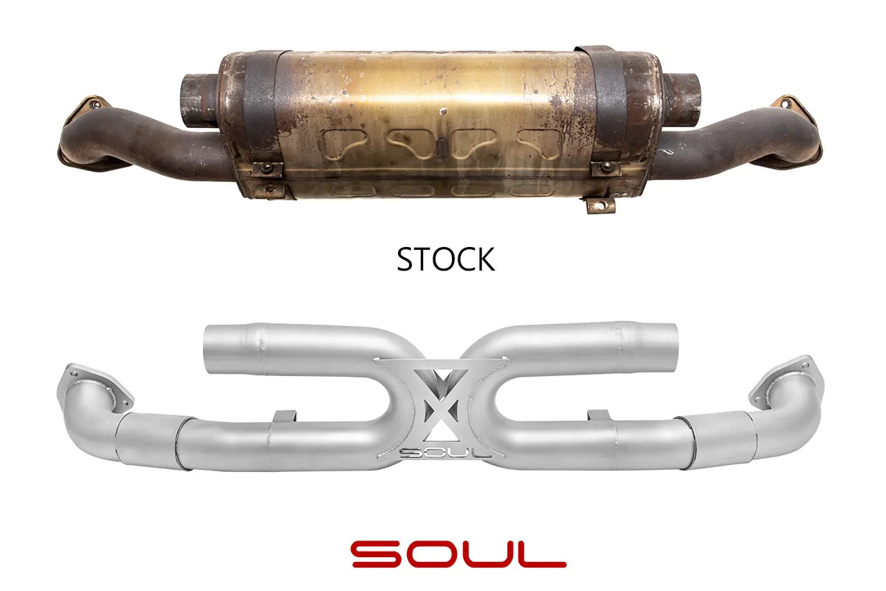 SOUL Center Muffler Bypass Porsche 997.2 Carrera (2009-2012)