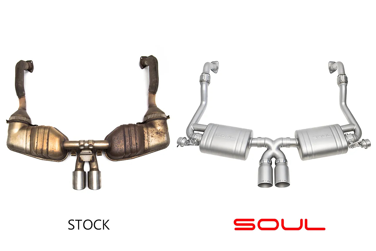 SOUL Valved Exhaust Porsche 987.2 Boxster / Cayman (2009-2012)