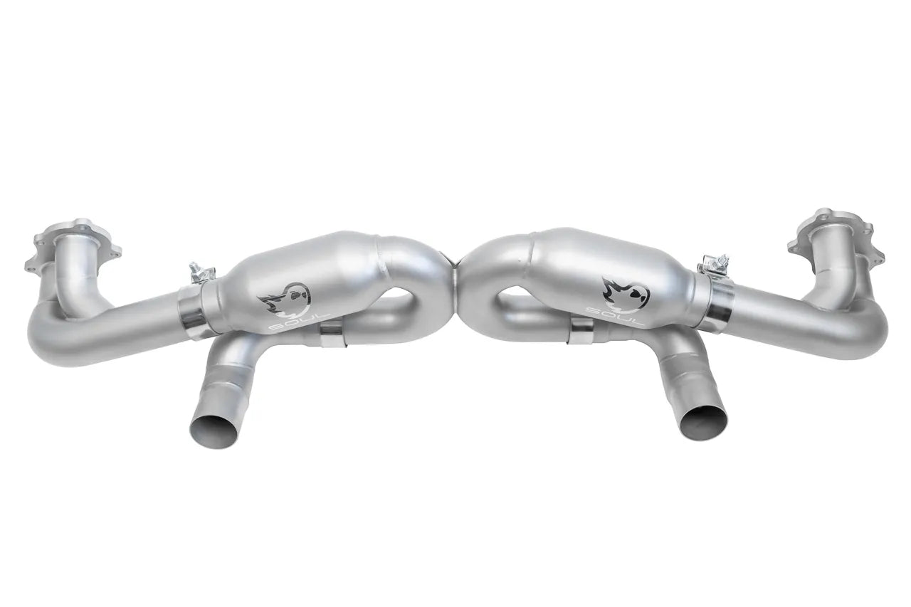 SOUL Race X-Pipe Exhaust Porsche 718 GT4 / Spyder / GTS 4.0L (2020+)