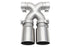 SOUL Bolt-On X-Pipe With Tips Porsche 987.2 / 981 Boxster / Cayman (2009-2016)