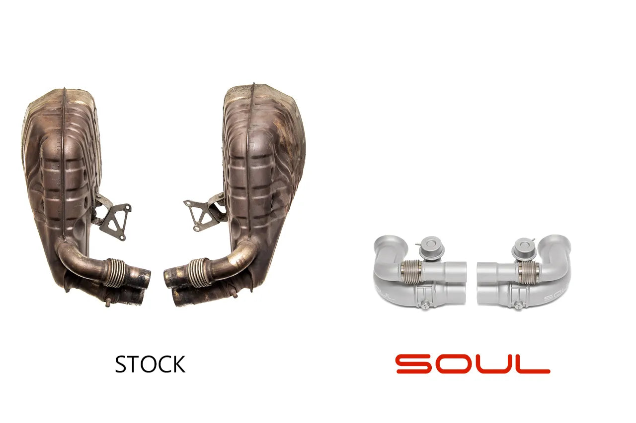 SOUL Side Muffler Bypass Porsche 991 GT3 / GT3 RS (2014-2019)