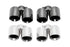 SOUL Bolt On Exhaust Tips Porsche 991.1 Carrera (2012-2016)