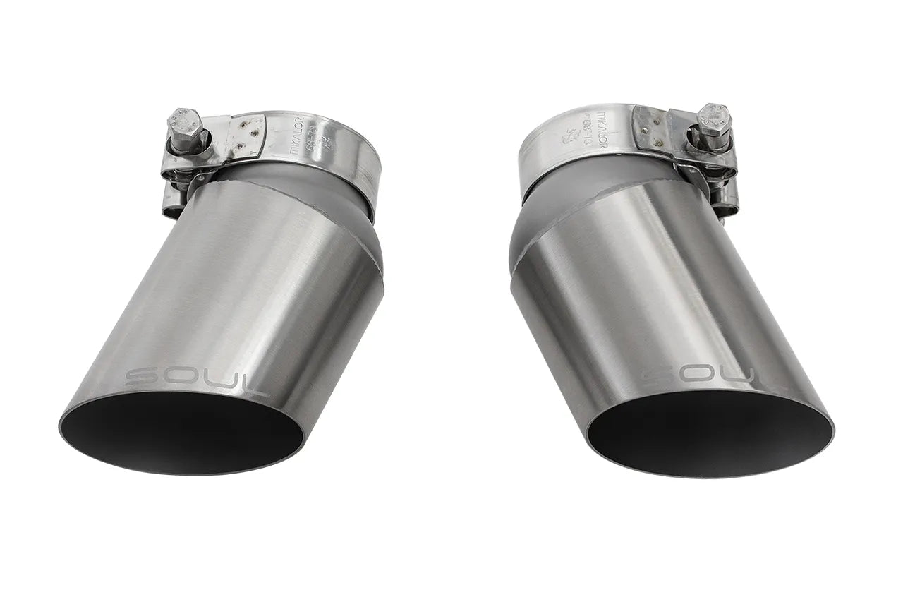 SOUL GT2 Style Bolt On Exhaust Tips Porsche 997.1 Turbo (2006-2009)