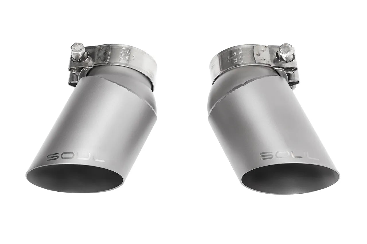 SOUL GT2 Style Bolt On Exhaust Tips Porsche 997.1 Turbo (2006-2009)
