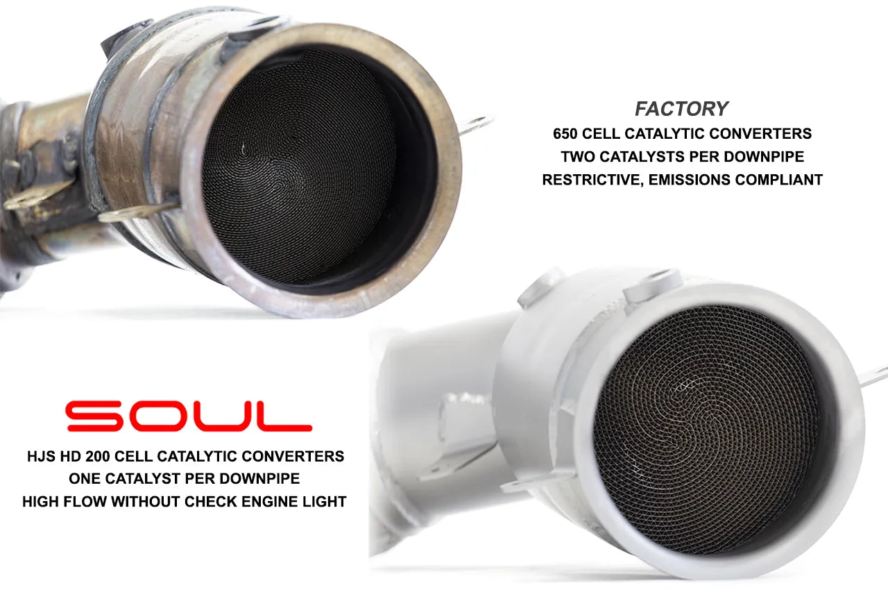 SOUL Sport Cat Downpipes McLaren MP4-12C / 650S / 675LT