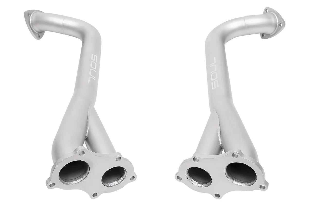 SOUL Competition Over Axle Pipes Porsche 718 GT4 / Spyder / GTS 4.0L  (2020+)