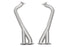 SOUL Competition Over Axle Pipes Porsche 718 GT4 / Spyder / GTS 4.0L  (2020+)